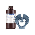 Anycubic ABS-like resin bottle with a gray resin sculpture on a white background