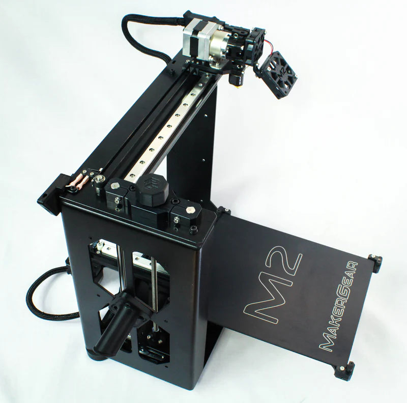 MakerGear M2 3D printer on a white background